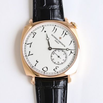 Vacheron Constantin Patrimony 40mm 2824 Movement Black/Brown Calfskin Leather Strap Watch